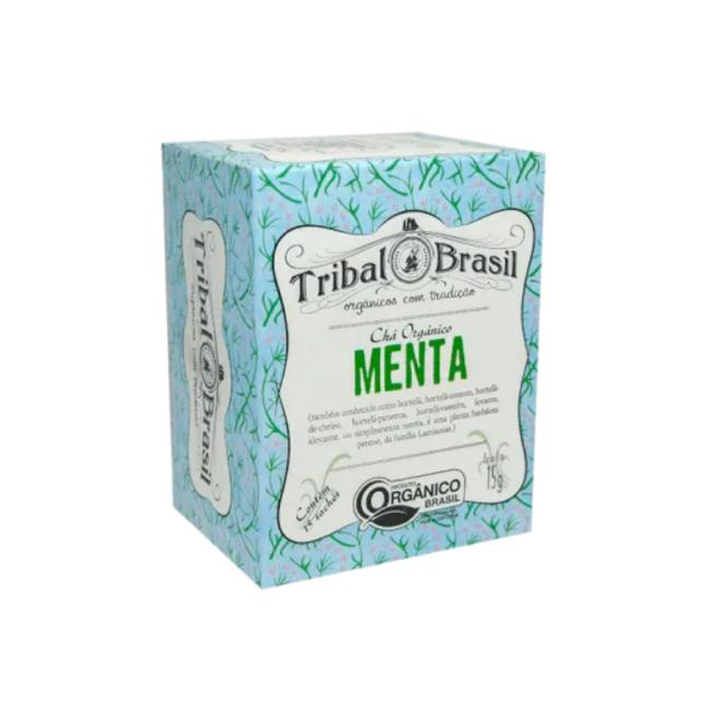 Cha Tribal Puro Org. Menta Cx c/ 15saches