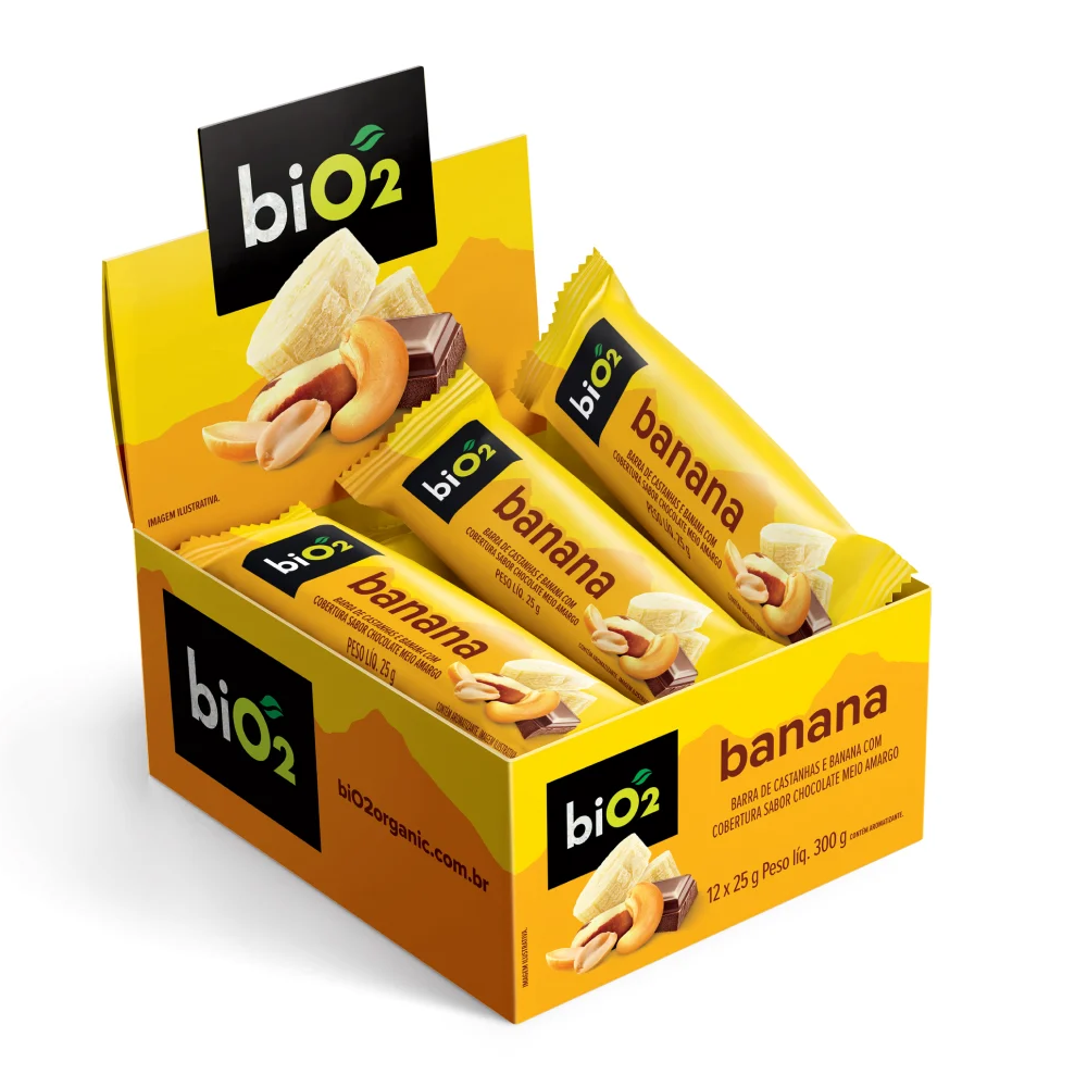 Bio2 7nuts Banana c/ Chocolate 25G