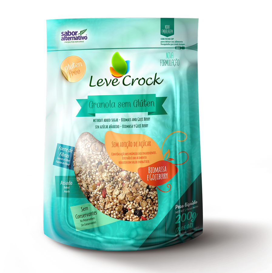 Granola S/G S/AD Acucar Biomassa Goji Berry 200G