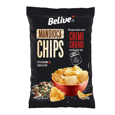 Chips Mandioca Belive Chimichurri 50G Belive