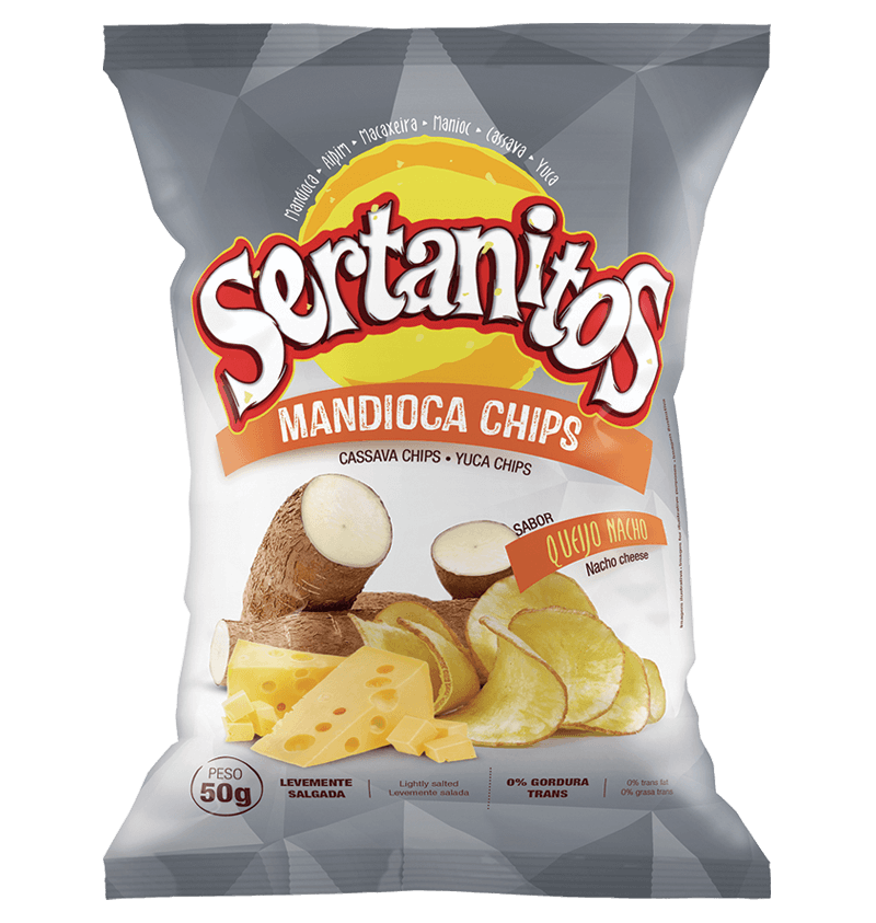 Mand Chips Sertanitos Queijo Nacho 50G